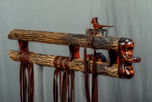 American Hardwood Native American Flute, Minor, Mid G-4, #N28Da (2)